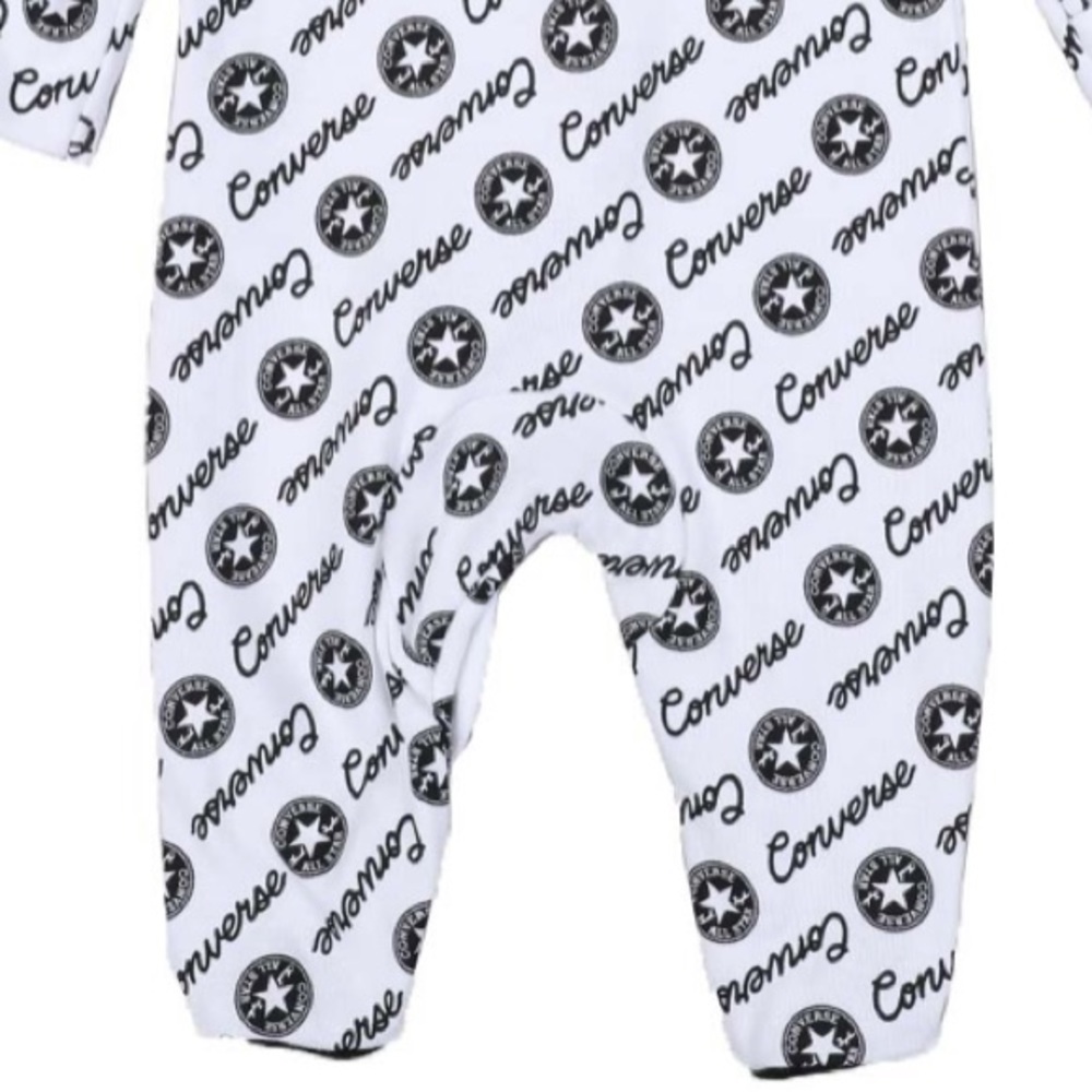 CONVERSE NEWBORN FOOTIE ONESIE - Picture 3 of 4
